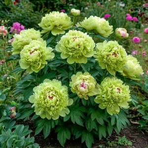 Пион Зеленые Бобы купить по цене от 610р. в интернет-магазине «Посадика» с доставкой почтой в в Холме и по всей России – [изображение №1].