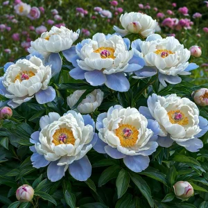 Пион Акварельный Этюд купить по цене от 806р. в интернет-магазине «Посадика» с доставкой почтой в в Холме и по всей России – [изображение №1].